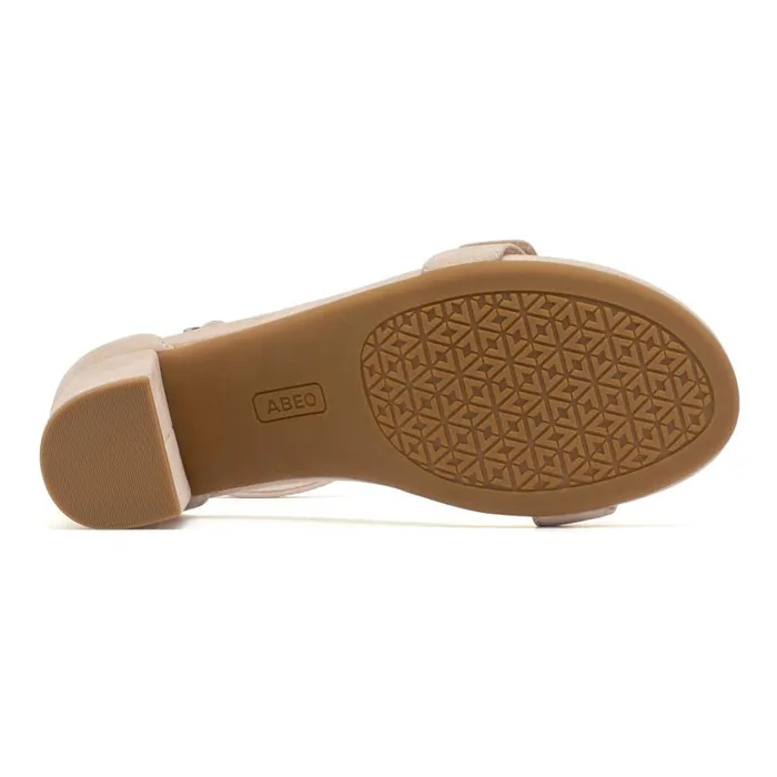 ABEO Tempo Strap Beige Womens Abeo Sandals