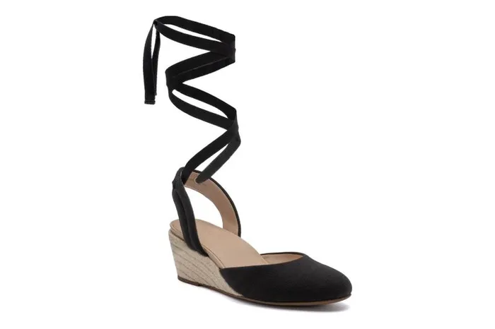 ABEO Veranda Espadrille Lace Black Womens Abeo Dress