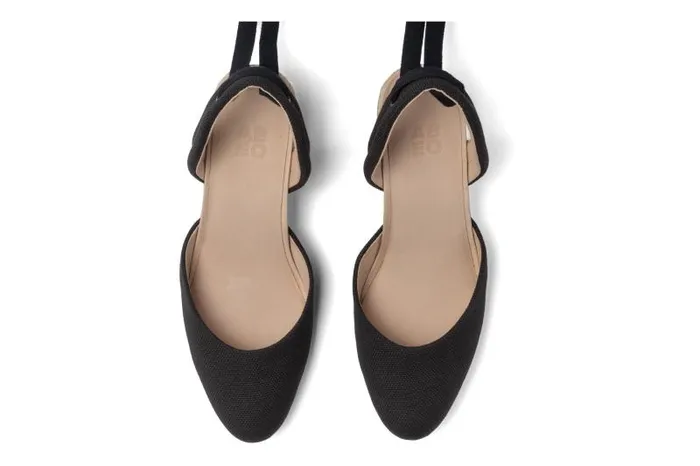 ABEO Veranda Espadrille Lace Black Womens Abeo Dress