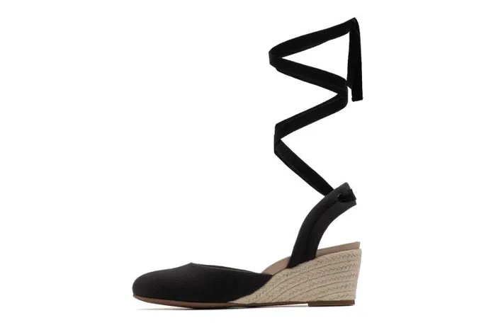 ABEO Veranda Espadrille Lace Black Womens Abeo Dress