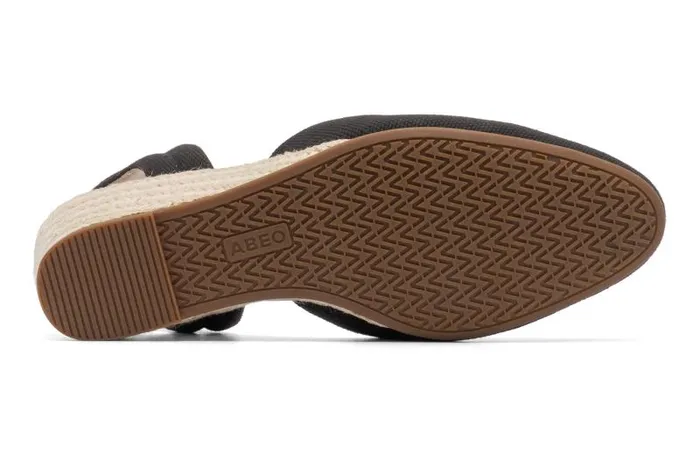 ABEO Veranda Espadrille Lace Black Womens Abeo Dress