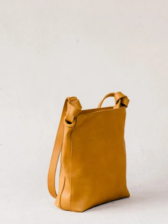 Able Crossbody Bags Women Cait Knotted Crossbody Cognac
