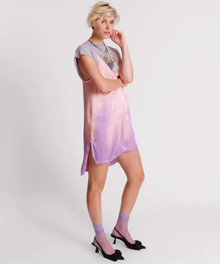 ACID CANDY DIP DYE MINI SLIP DRESS Women One Teaspoon Mini Dresses ACID CANDY DIP DYE MINI SLIP DRESS Women One Teaspoon Mini Dresses