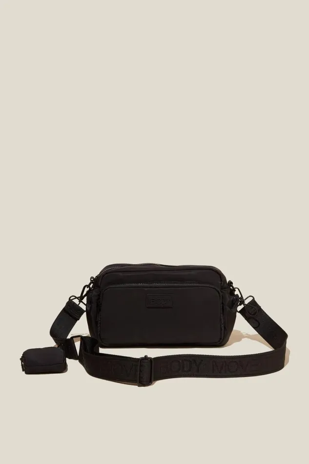 Active Essentials Crossbody Bag Black Women Cotton On Accessories