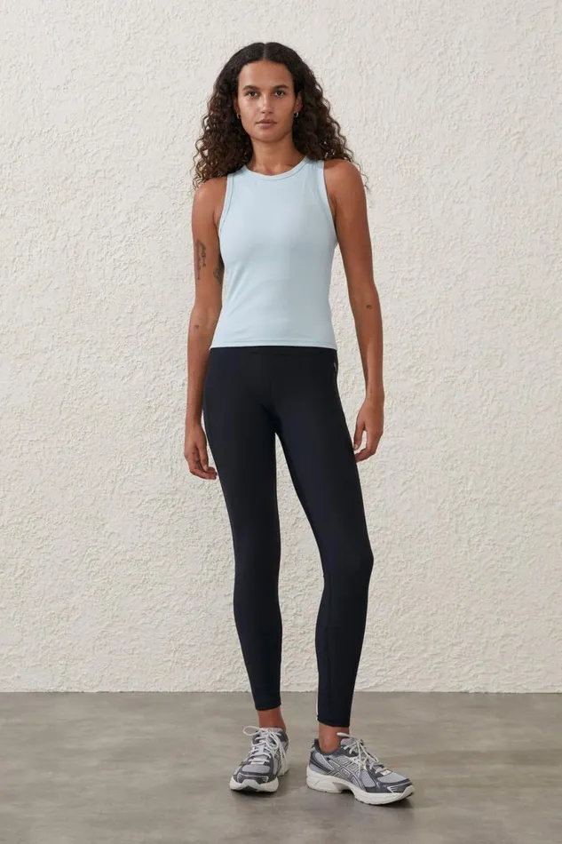 Active Rib Tank Top Starlight Cloud Women Cotton On Tops Active Rib Tank Top Starlight Cloud Women Cotton On Tops