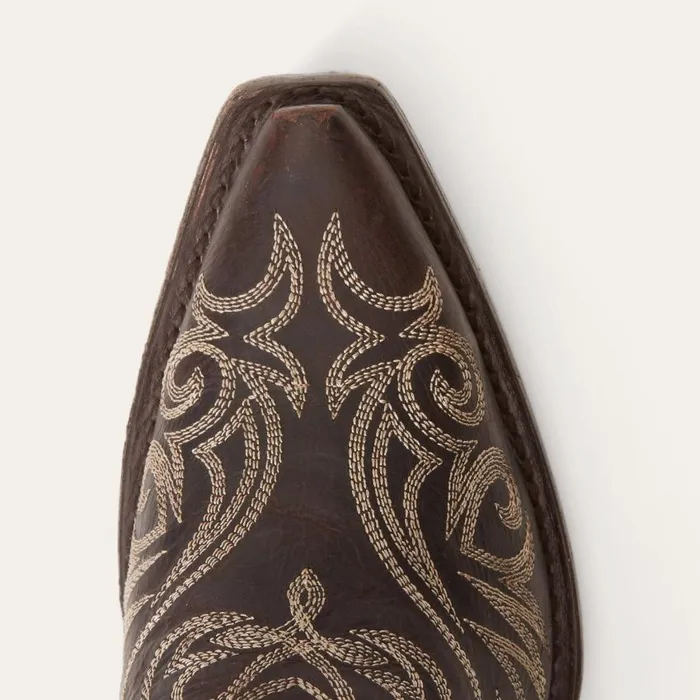 Adley Vintage Finished Leather Mules Brown Women Stetson Mules