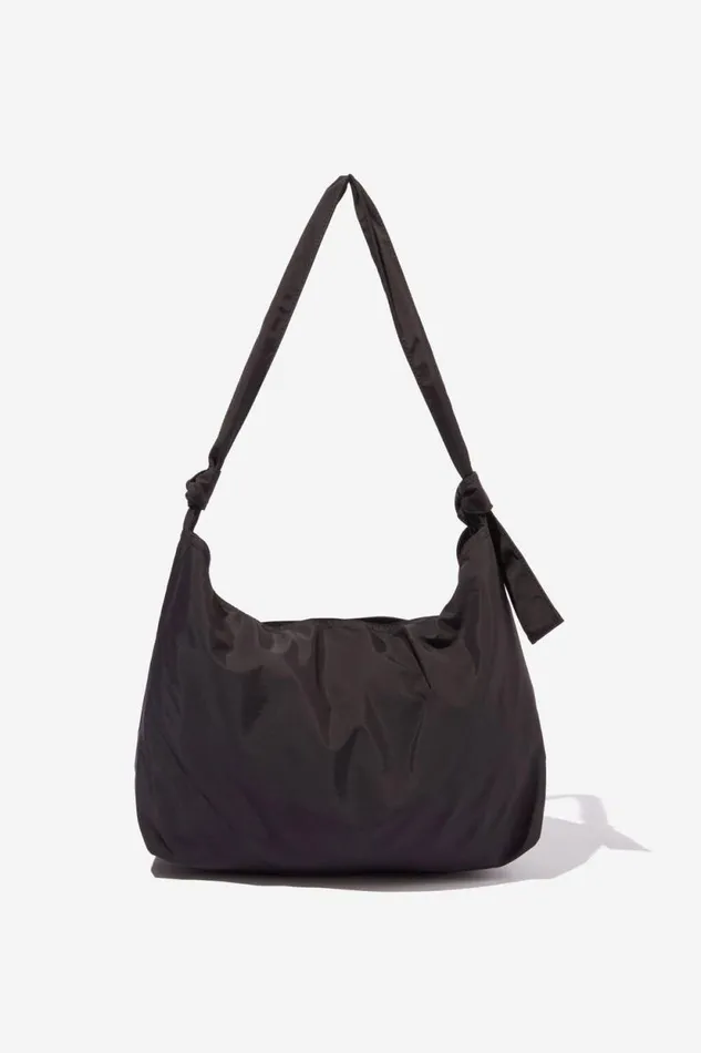 Alex Knotted Slouchy Tote Black Women Cotton On Bags and Belts