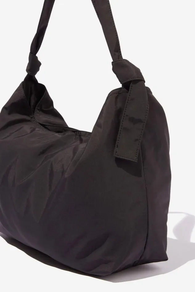 Alex Knotted Slouchy Tote Black Women Cotton On Bags and Belts