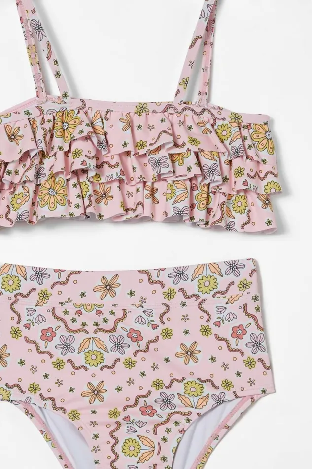 Alexia Bikini Blush Pinkmandy Floral Girls Cotton On Swimwear Alexia Bikini Blush Pinkmandy Floral Girls Cotton On Swimwear