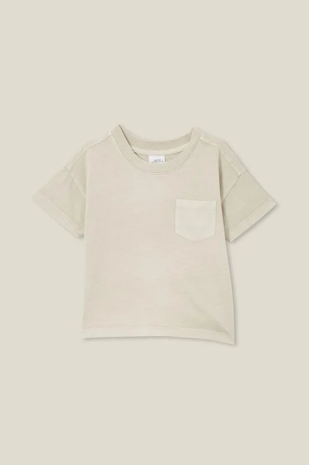 Alfie Drop Shoulder Tee Rainy Day Wash Baby Cotton On Tops Jackets and Sweaters Alfie Drop Shoulder Tee Rainy Day Wash Baby Cotton On Tops Jackets and Sweaters