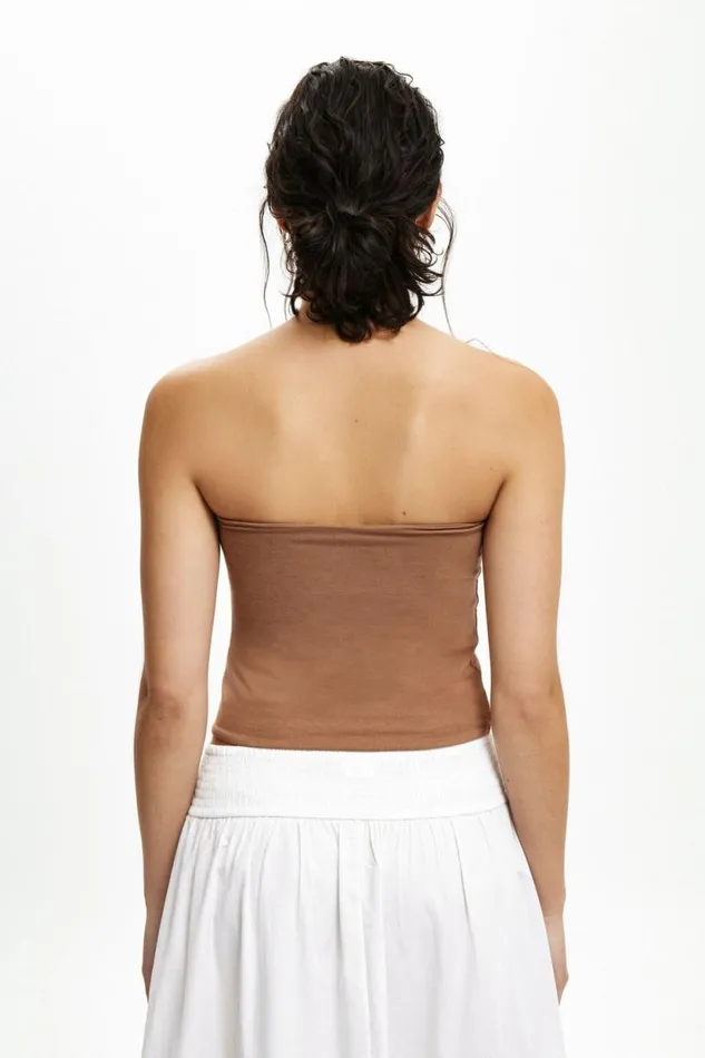 All Day Tube Top Baked Clay Women Cotton On Tops All Day Tube Top Baked Clay Women Cotton On Tops