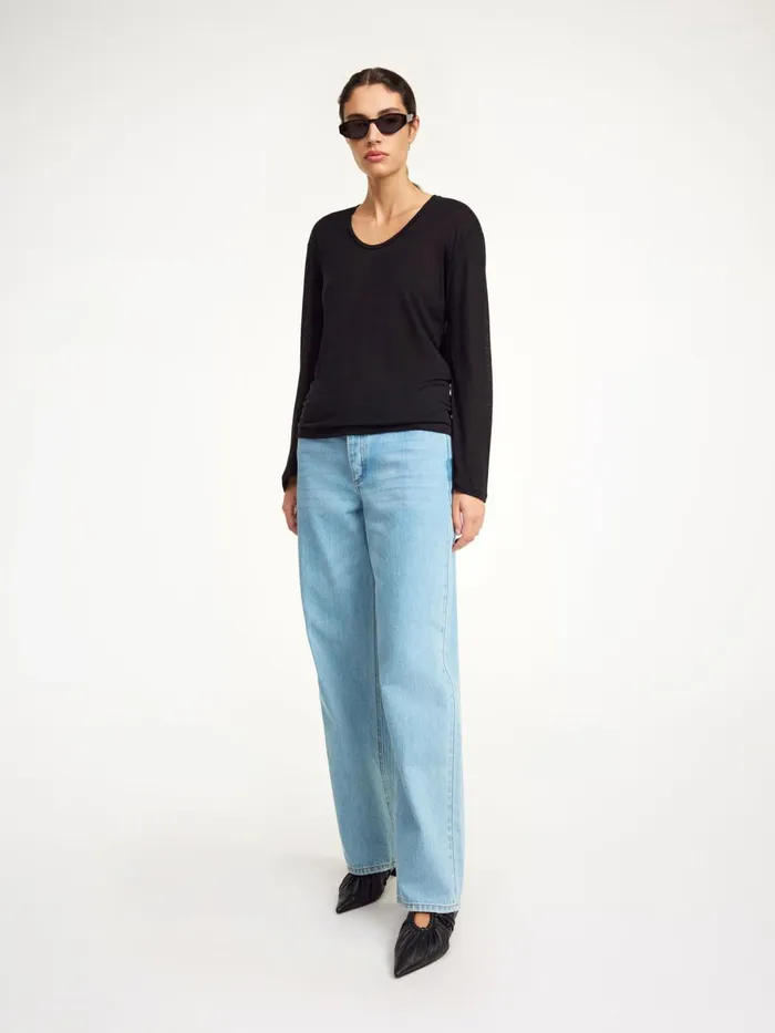 Amalou Top Black Women By Malene Birger Tops and Blouses