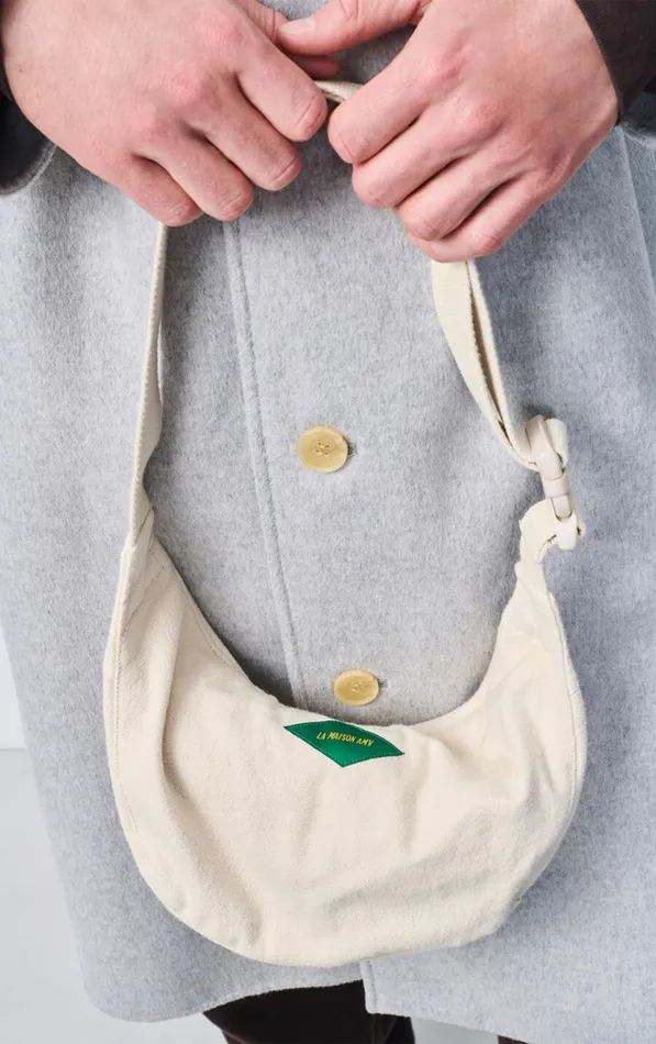 American Vintage Bags and Belts WomenMen Belt Bag Spywood Ecru