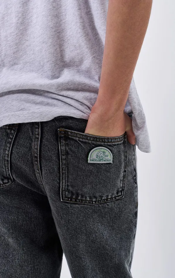 American Vintage Jeans Kids Straight Jeans Yopday Grey Salt And Pepper American Vintage Jeans Kids Straight Jeans Yopday Grey Salt And Pepper