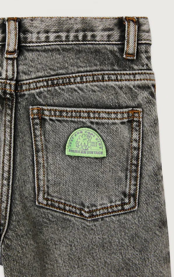 American Vintage Jeans Kids Straight Jeans Yopday Grey Salt And Pepper American Vintage Jeans Kids Straight Jeans Yopday Grey Salt And Pepper