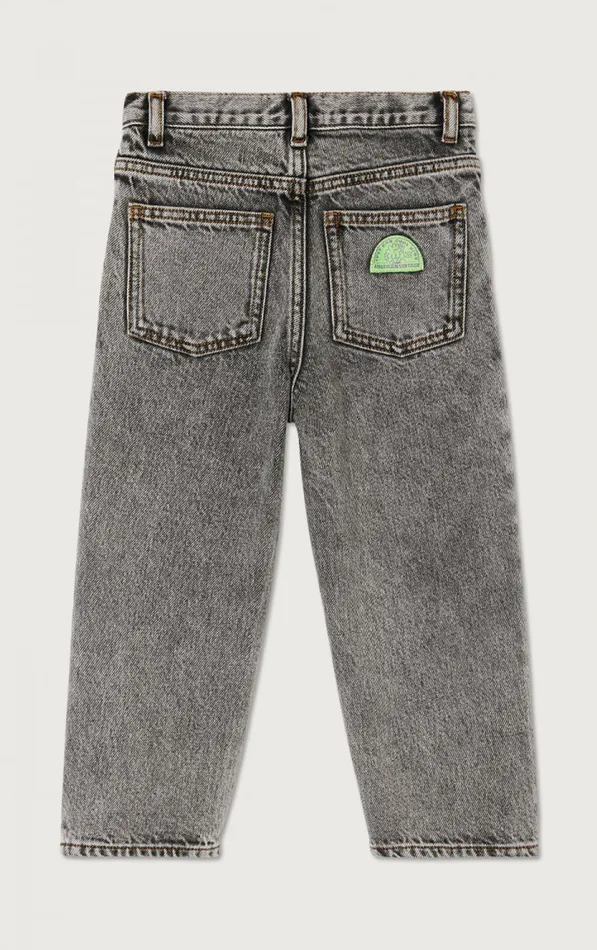 American Vintage Jeans Kids Straight Jeans Yopday Grey Salt And Pepper American Vintage Jeans Kids Straight Jeans Yopday Grey Salt And Pepper