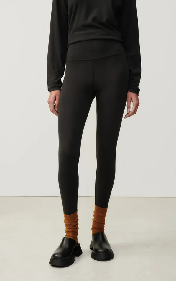 American Vintage Joggers and Leggings Women Leggings Ypawood Carbon Melange