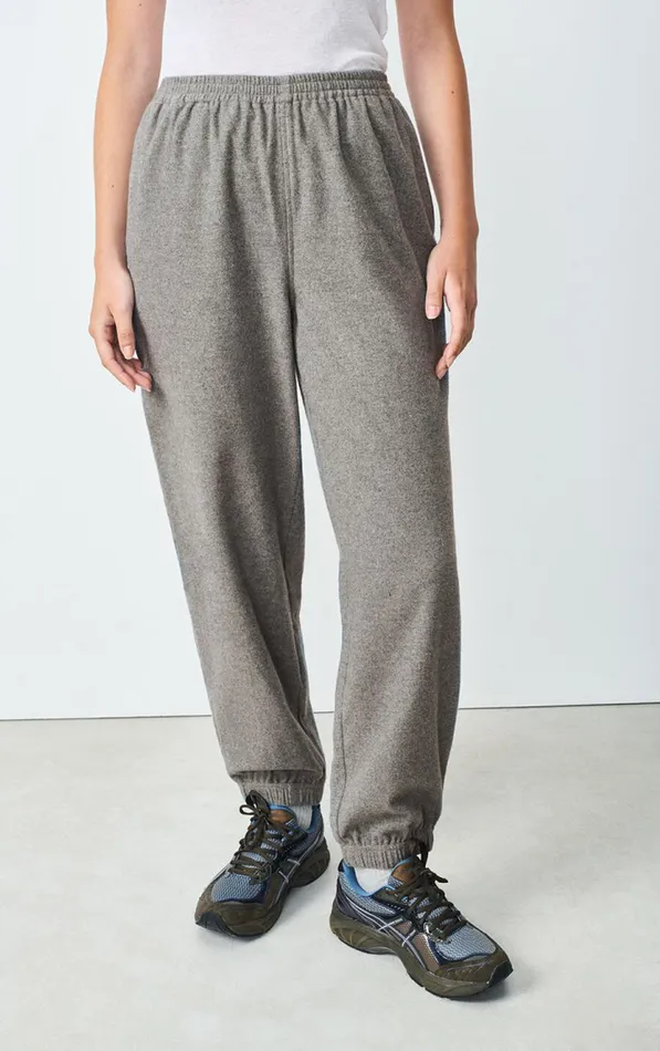American Vintage Joggers and Leggings Women Trousers Vylow Heather Grey