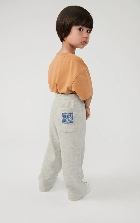 American Vintage Joggers Kids Joggers Zofbay Heather Grey