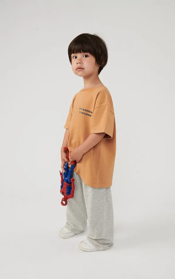 American Vintage Joggers Kids Joggers Zofbay Heather Grey