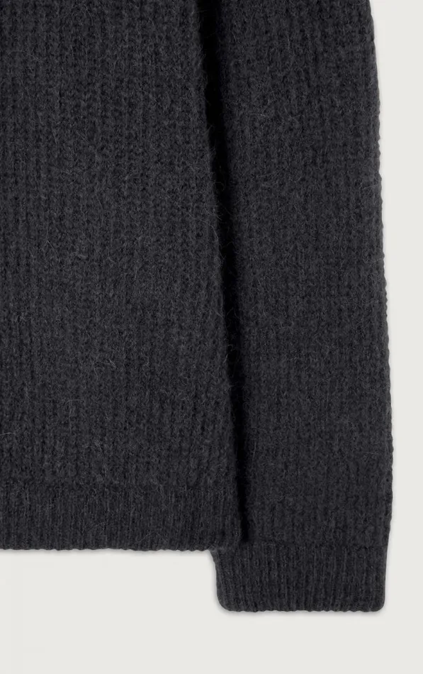 American Vintage Jumpers and Cardigans Men Jumper East Melange Charcoal