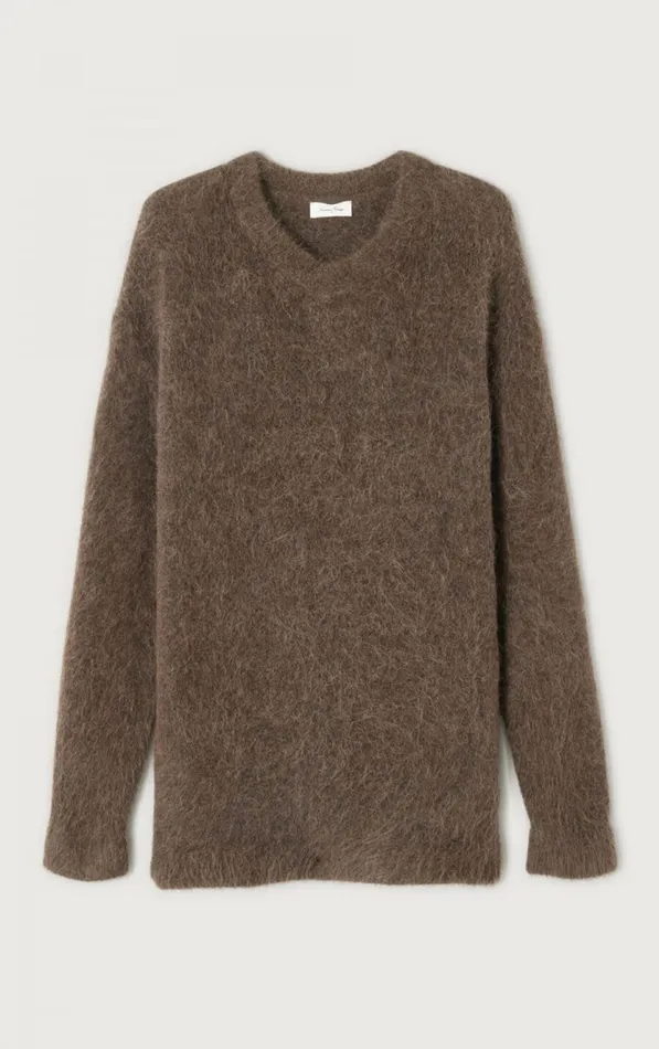 American Vintage Jumpers and Cardigans Men Jumper Nuny Melange Bear American Vintage Jumpers and Cardigans Men Jumper Nuny Melange Bear