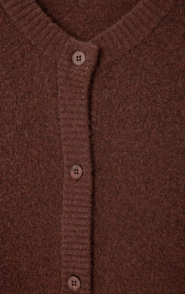American Vintage Jumpers and Cardigans Women Cardigan Damsville Black Brownie Melange