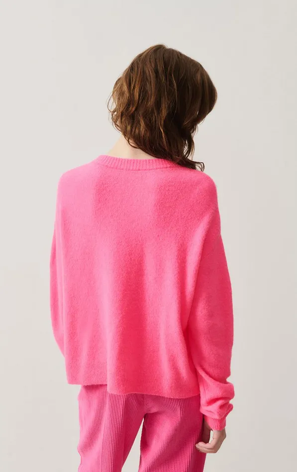 American Vintage Jumpers and Cardigans Women Cardigan Damsville Fluo Pink