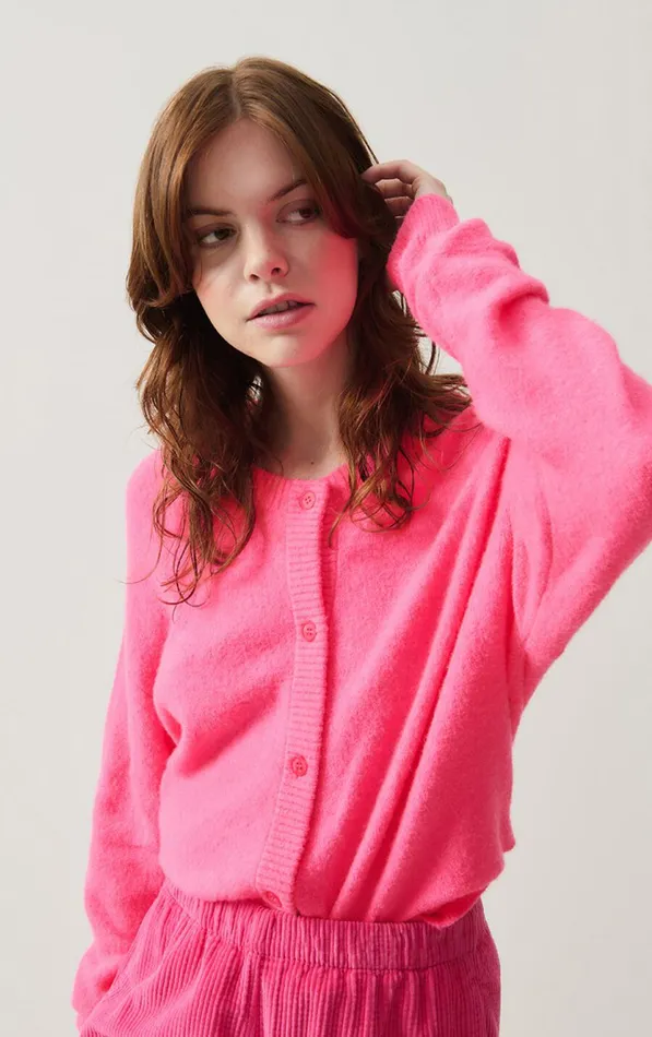 American Vintage Jumpers and Cardigans Women Cardigan Damsville Fluo Pink