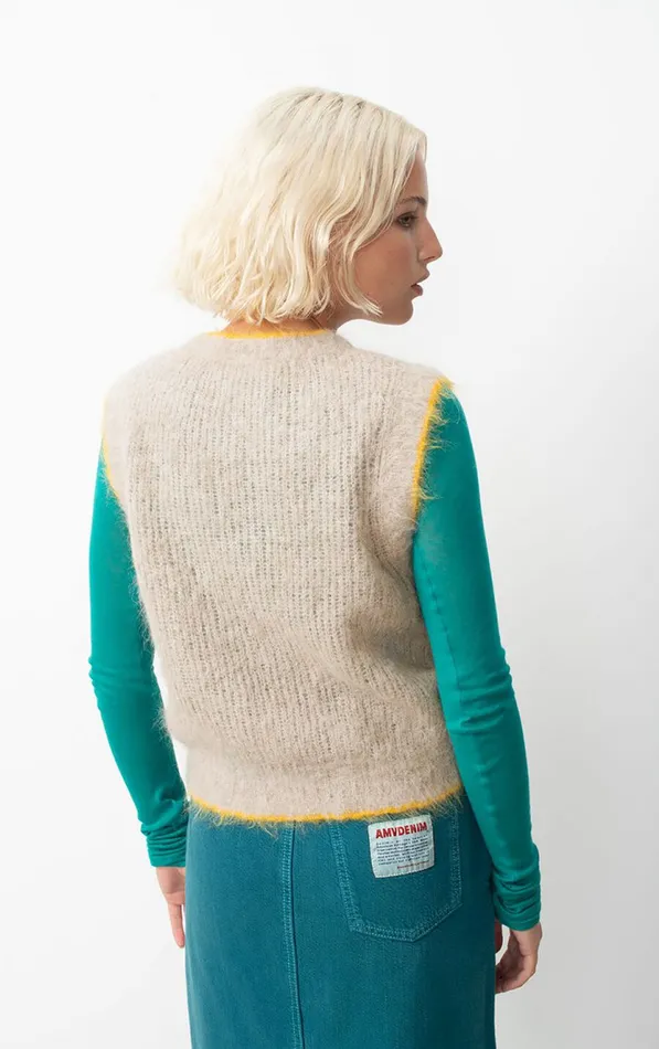 American Vintage Jumpers and Cardigans Women Jumper Bymi Misty Melange American Vintage Jumpers and Cardigans Women Jumper Bymi Misty Melange