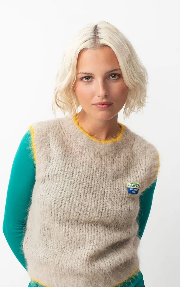 American Vintage Jumpers and Cardigans Women Jumper Bymi Misty Melange American Vintage Jumpers and Cardigans Women Jumper Bymi Misty Melange