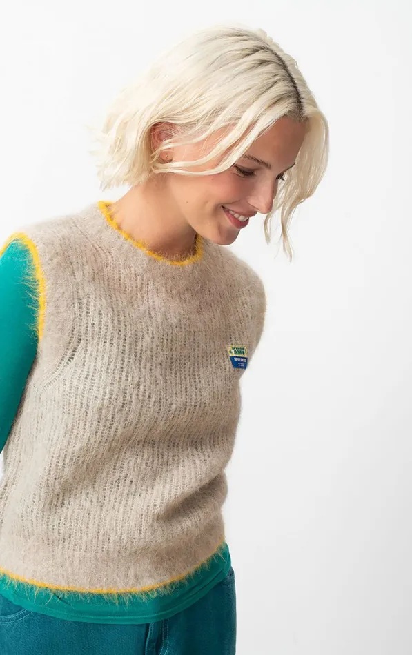 American Vintage Jumpers and Cardigans Women Jumper Bymi Misty Melange American Vintage Jumpers and Cardigans Women Jumper Bymi Misty Melange