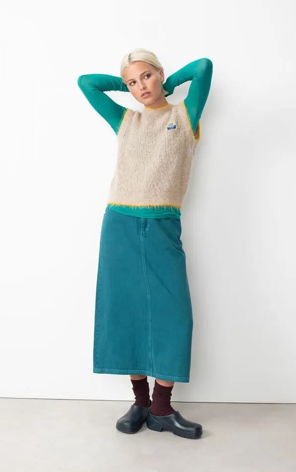 American Vintage Jumpers and Cardigans Women Jumper Bymi Misty Melange American Vintage Jumpers and Cardigans Women Jumper Bymi Misty Melange