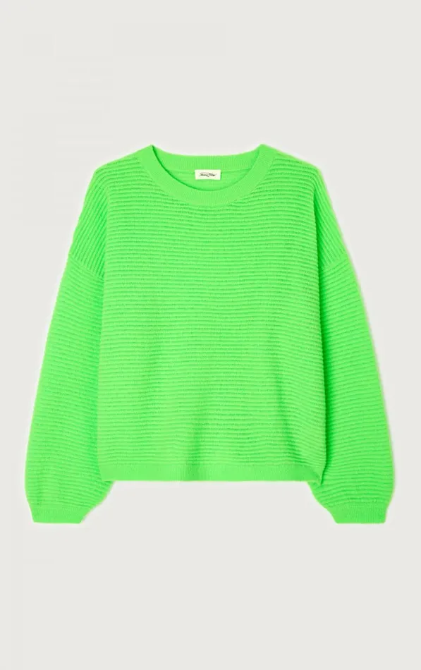 American Vintage Jumpers and Cardigans Women Jumper Raxow Flashy Green American Vintage Jumpers and Cardigans Women Jumper Raxow Flashy Green