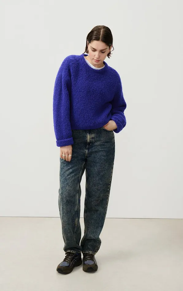American Vintage Jumpers and Cardigans Women Jumper Zolly Melange Electric American Vintage Jumpers and Cardigans Women Jumper Zolly Melange Electric