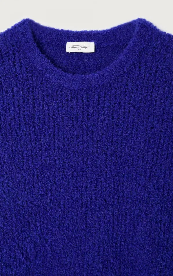 American Vintage Jumpers and Cardigans Women Jumper Zolly Melange Electric American Vintage Jumpers and Cardigans Women Jumper Zolly Melange Electric