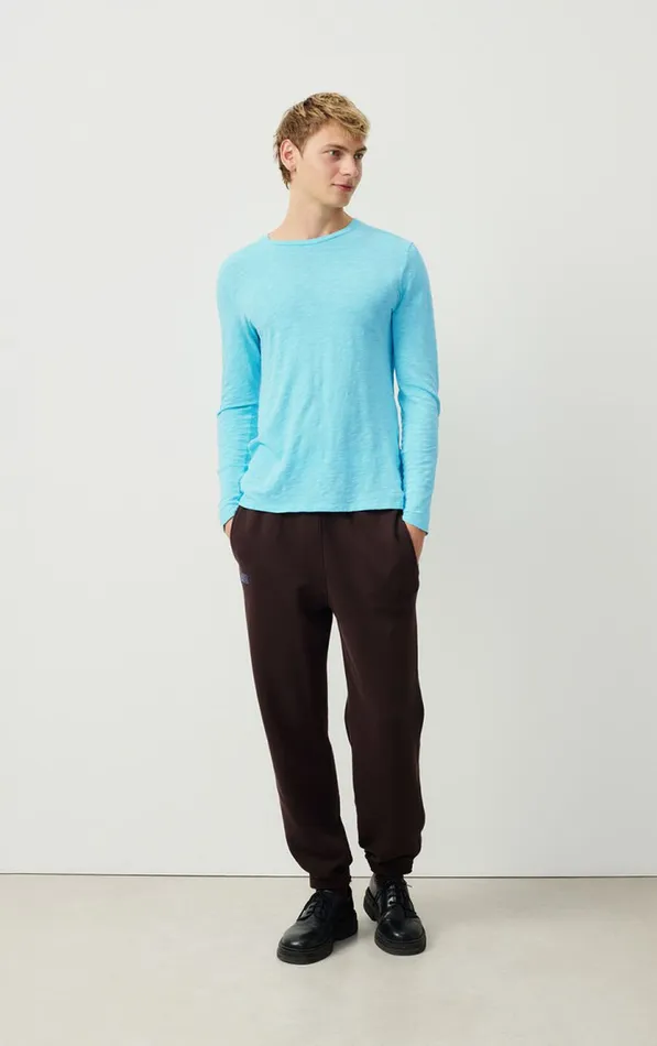 American Vintage Long Sleeve TShirts Men TShirt Bysapick Caribbean
