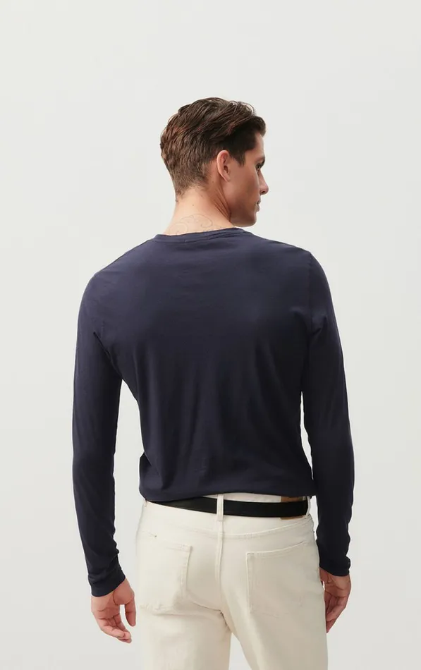 American Vintage Long Sleeve TShirts Men TShirt Decatur Caviar