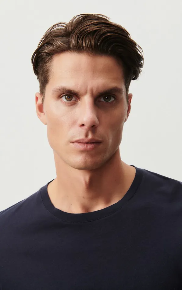 American Vintage Long Sleeve TShirts Men TShirt Decatur Caviar