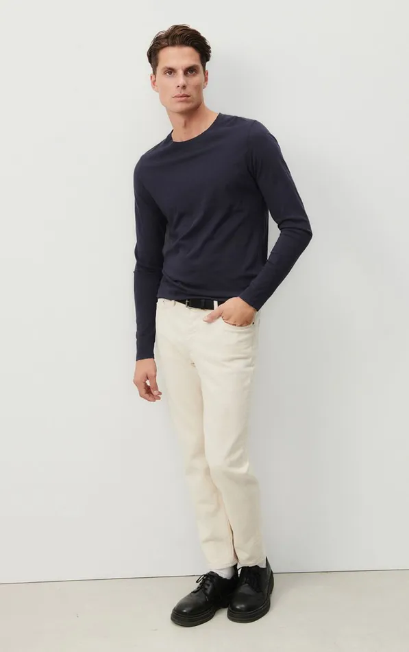 American Vintage Long Sleeve TShirts Men TShirt Decatur Caviar