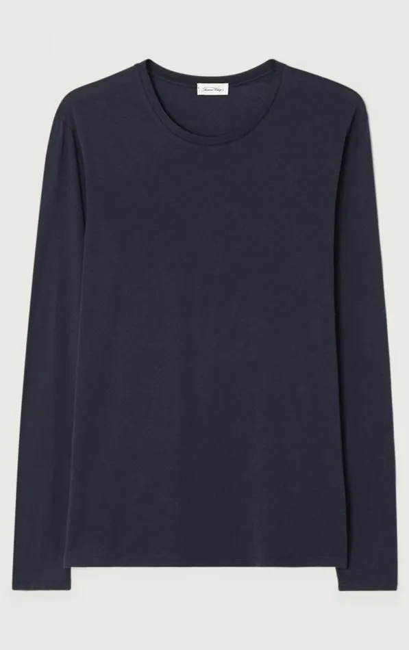 American Vintage Long Sleeve TShirts Men TShirt Decatur Caviar