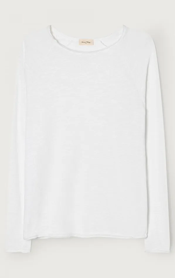 American Vintage Long Sleeve TShirts Men TShirt Sonoma White American Vintage Long Sleeve TShirts Men TShirt Sonoma White