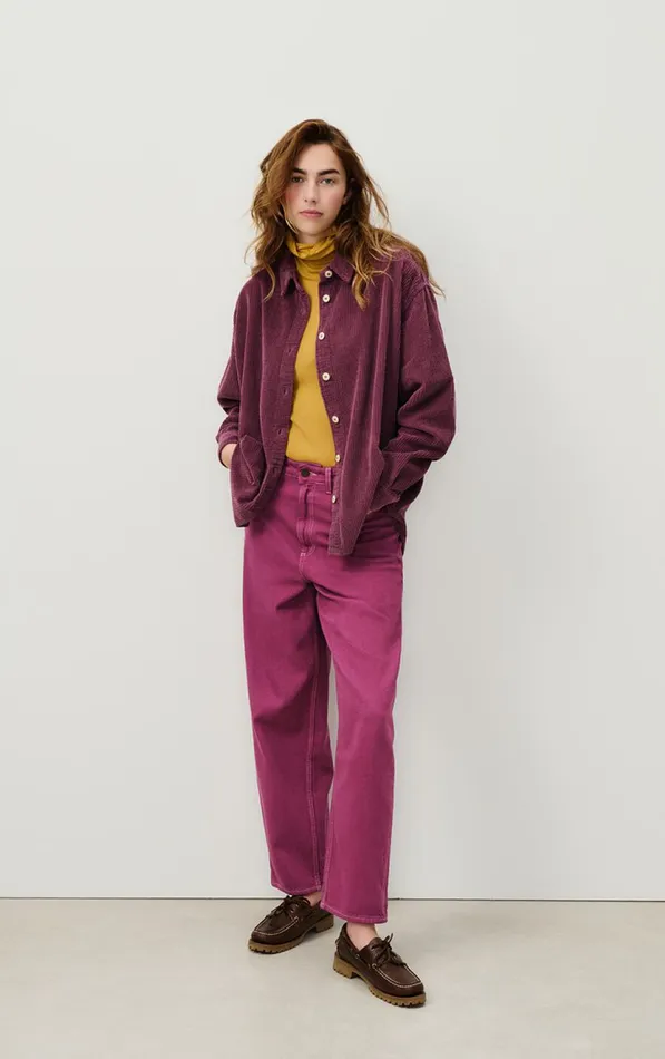 American Vintage Shirts Women Shirt Padow Vintage Purple