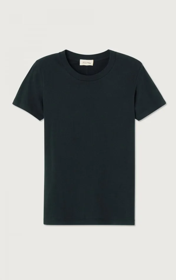American Vintage Short Sleeve TShirts Women TShirt Gamipy Black