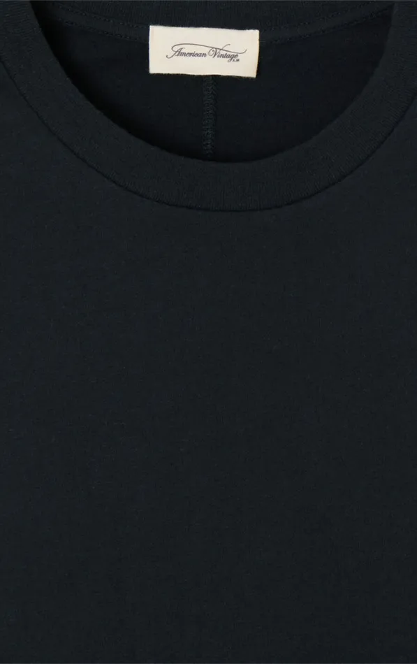 American Vintage Short Sleeve TShirts Women TShirt Gamipy Black
