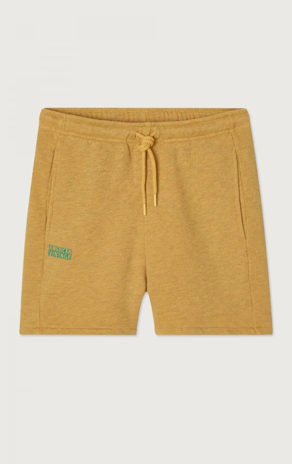 American Vintage Shorts Men Shorts Doven Overdyed Curry