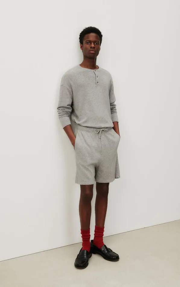 American Vintage Shorts Men Shorts Sonoma Heather Grey