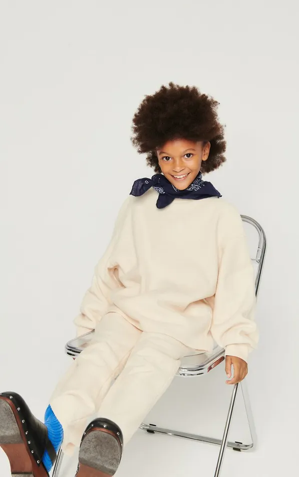 American Vintage Sweatshirts Kids Sweatshirt Bobypark Ecru