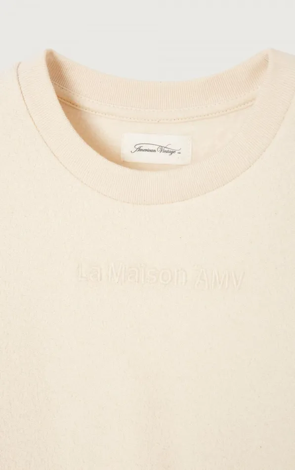 American Vintage Sweatshirts Kids Sweatshirt Bobypark Ecru