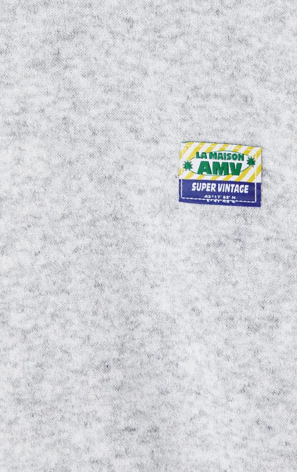American Vintage Sweatshirts Kids Sweatshirt Evona Melange Light Grey American Vintage Sweatshirts Kids Sweatshirt Evona Melange Light Grey